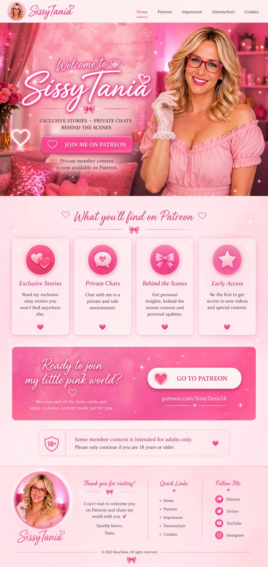 SissyTania portrait logo